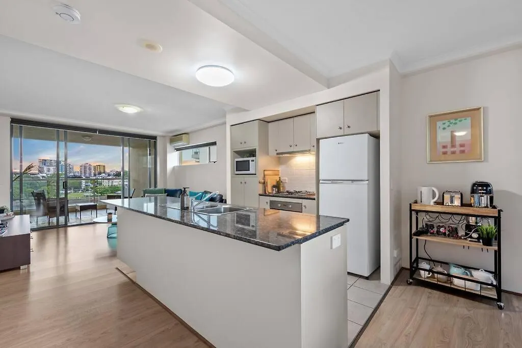 דירות בריסביין Superb 2Bed 2Bath 1Car Views Cbd אוסטרליה