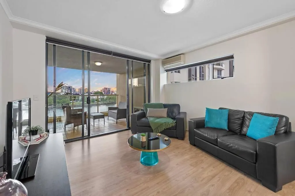 דירות בריסביין Superb 2Bed 2Bath 1Car Views Cbd