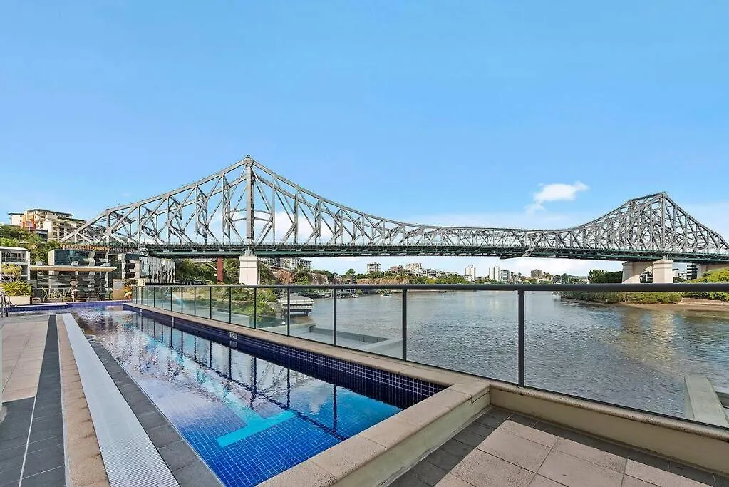 דירות בריסביין Superb 2Bed 2Bath 1Car Views Cbd